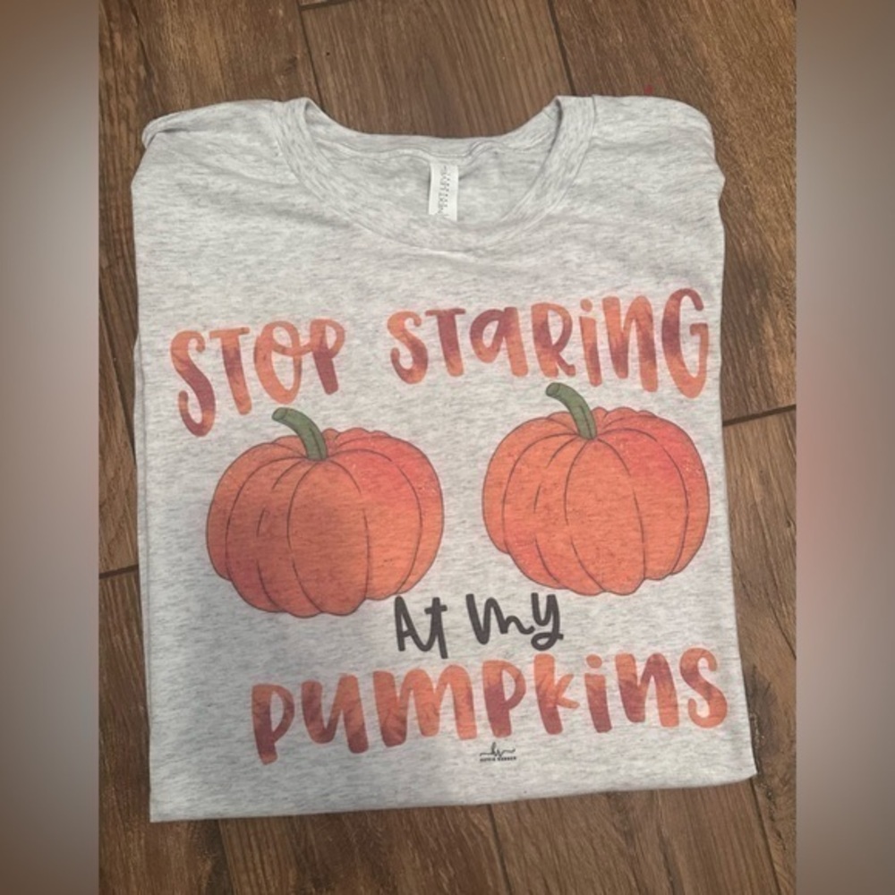 Halloween Fall Themed Pumpkin TShirt Hippie Runner Boutique Tee XXL